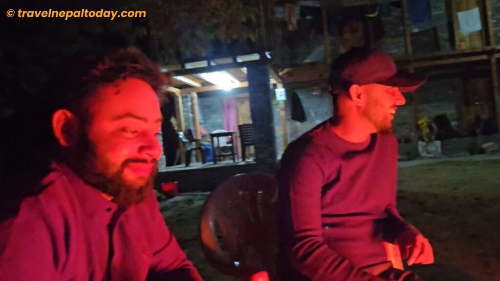 end of night in kageni raju hotel