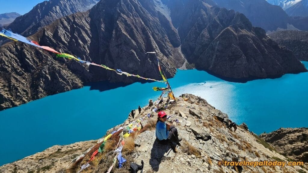 phoksundo from the top view point