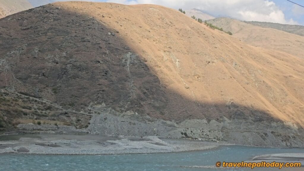 scenic view in dolpa from bus
