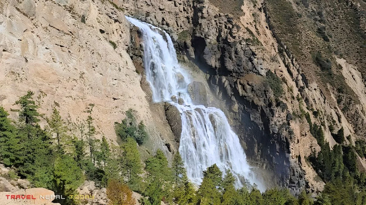suligad waterfall or phoksundo waterfall