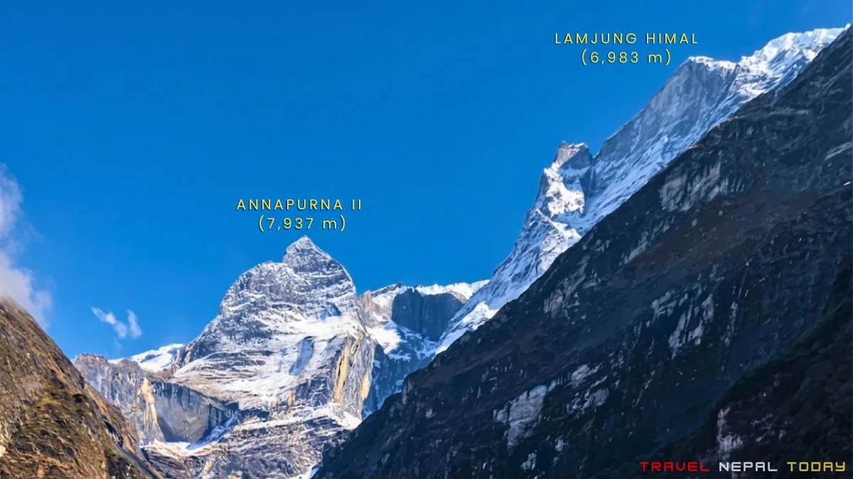 which mountains are seen from kapuche lake