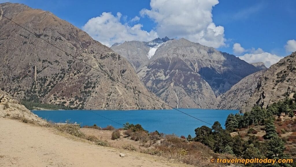 phoksundo lake view for first time