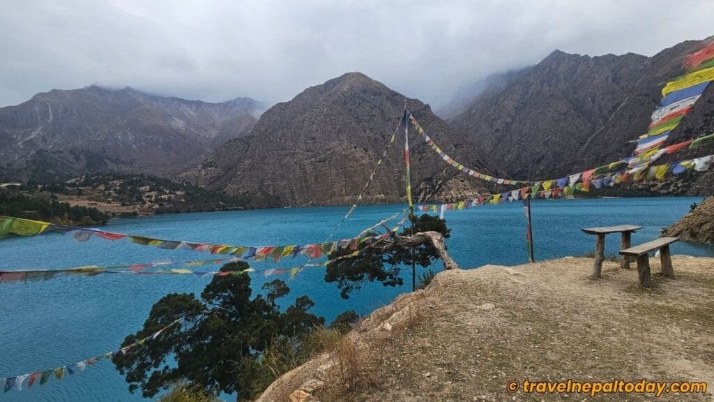 phoksundo lake view from gumba