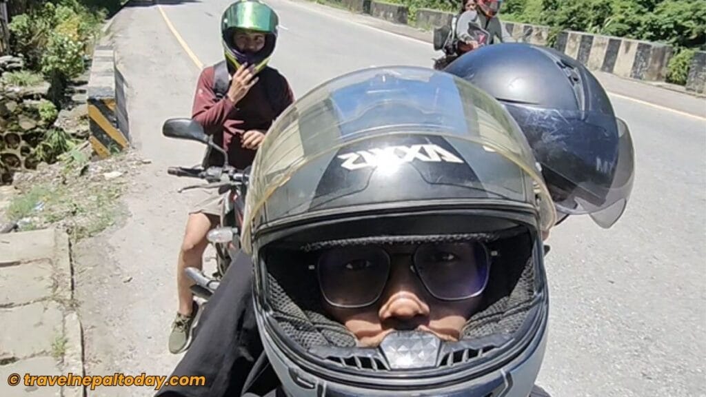 bike trip to chitwan