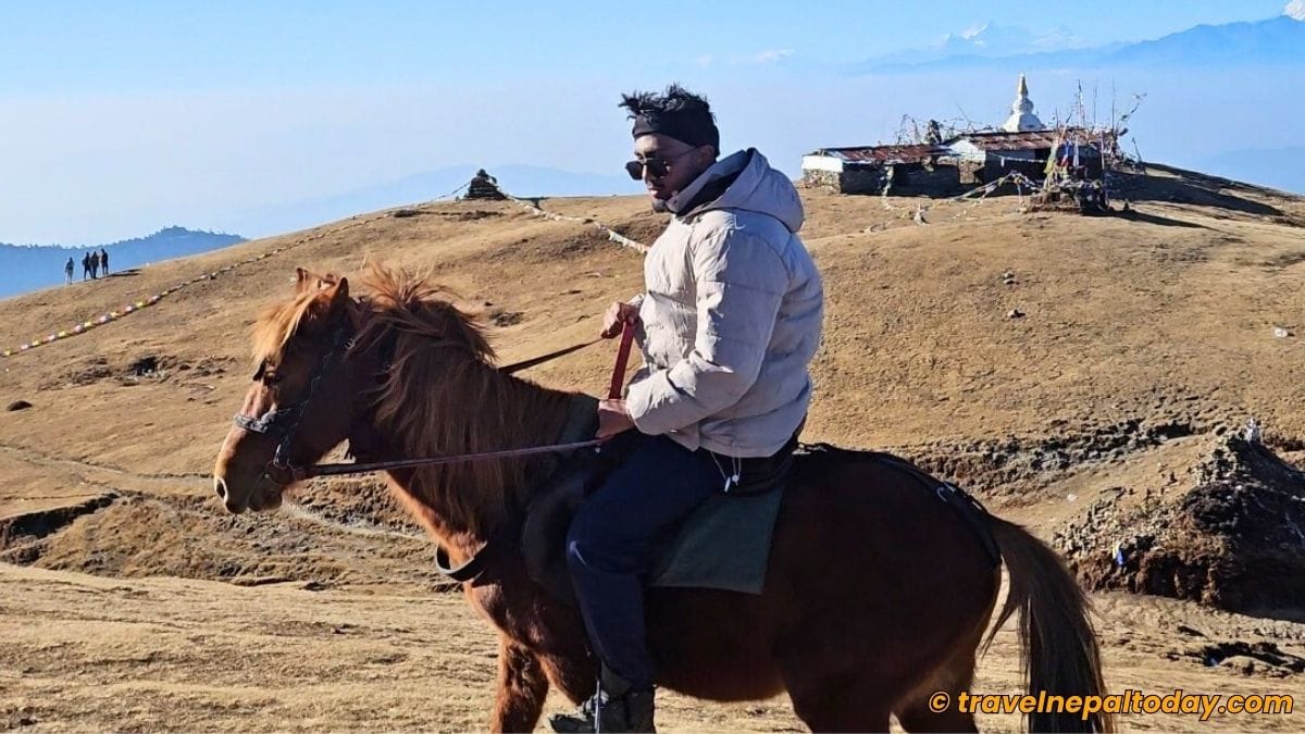 horse ride in sailung hills