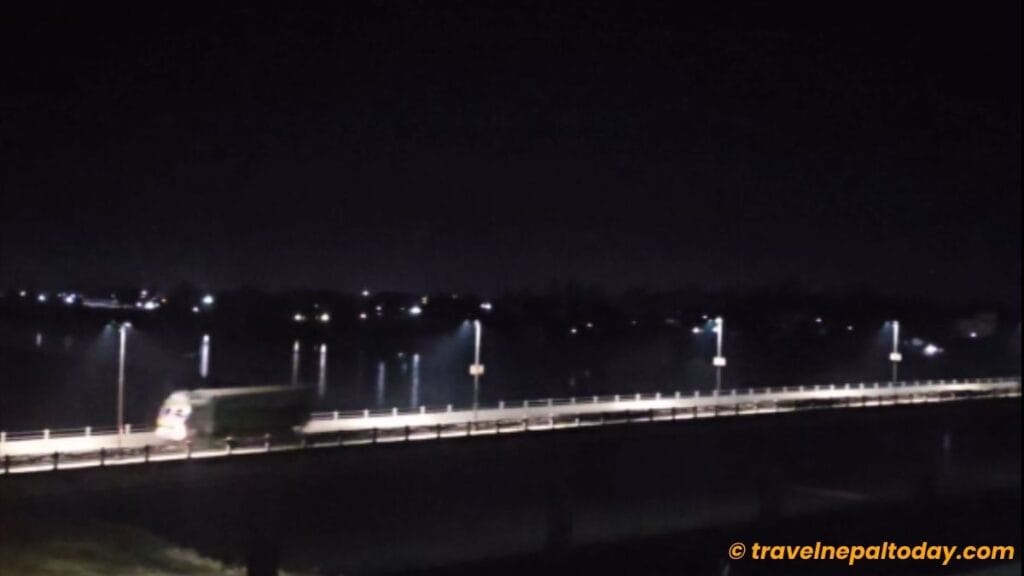 narayani bridge night view