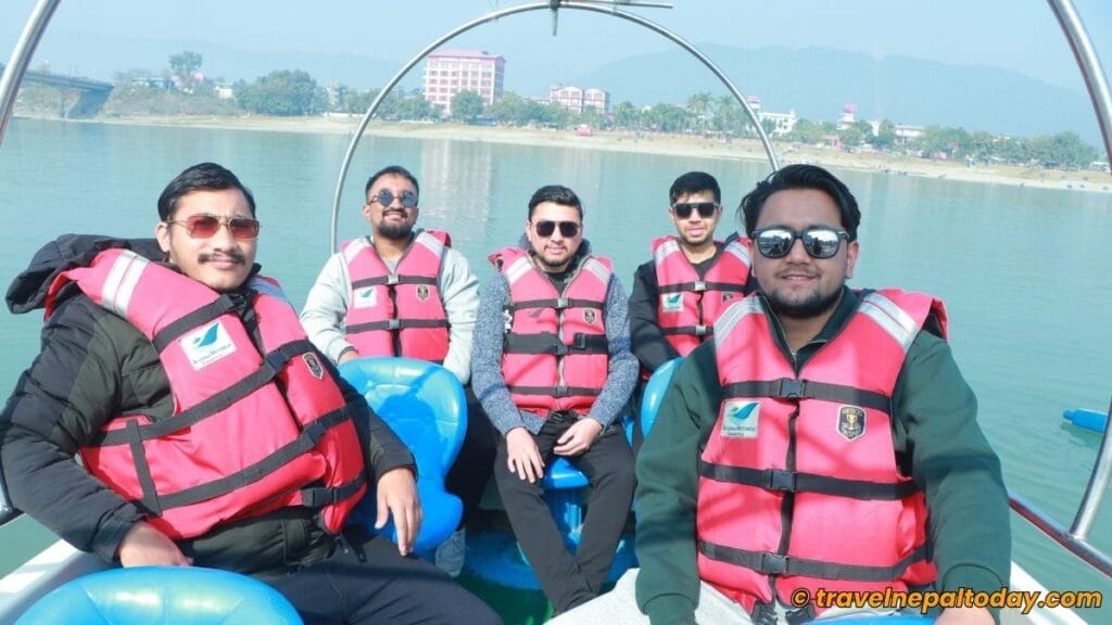 narayani river motorboat ride in group