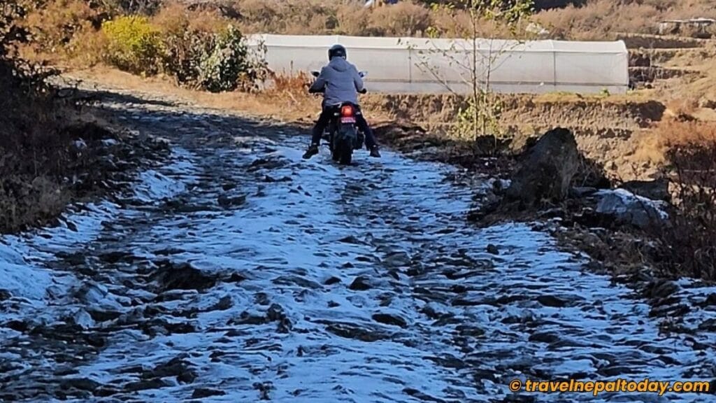 snow ride in sailung