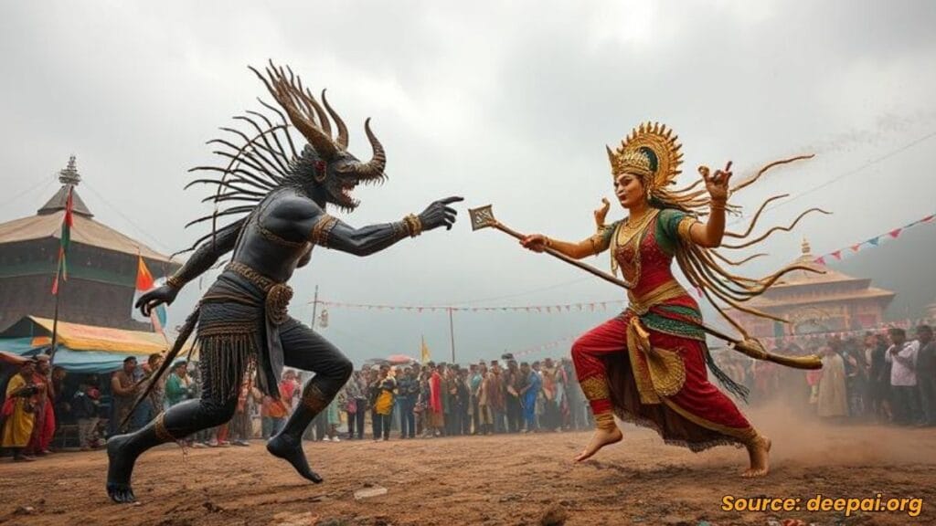 battle between demon chanda and chandeshwori