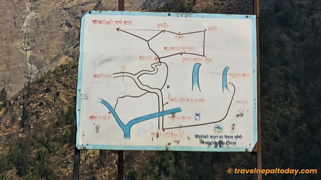 chhimti panch pokhari map
