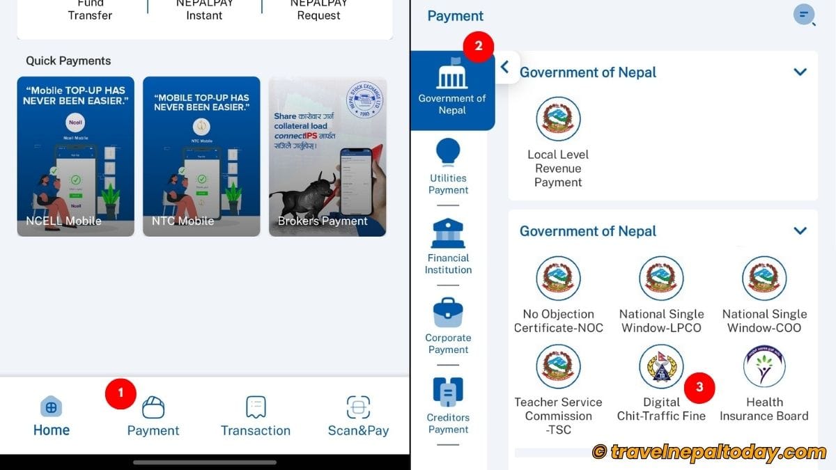 connectips digital chit payment