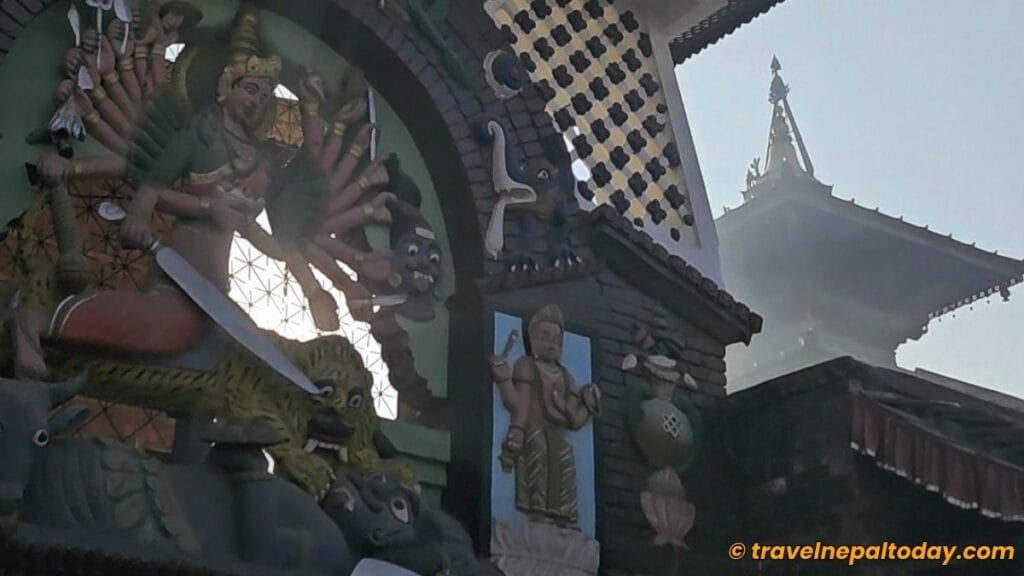 entrance gate of chandeshwori temple