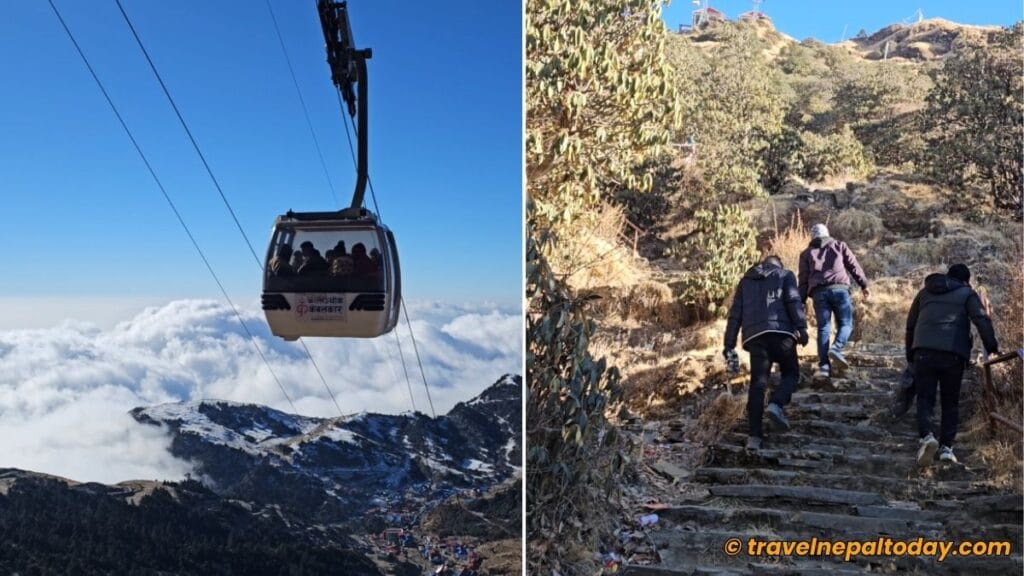 kalinchowk cable car and hike