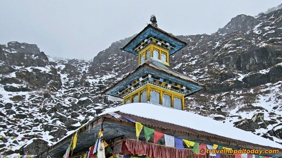 panch pokhari shiv temple
