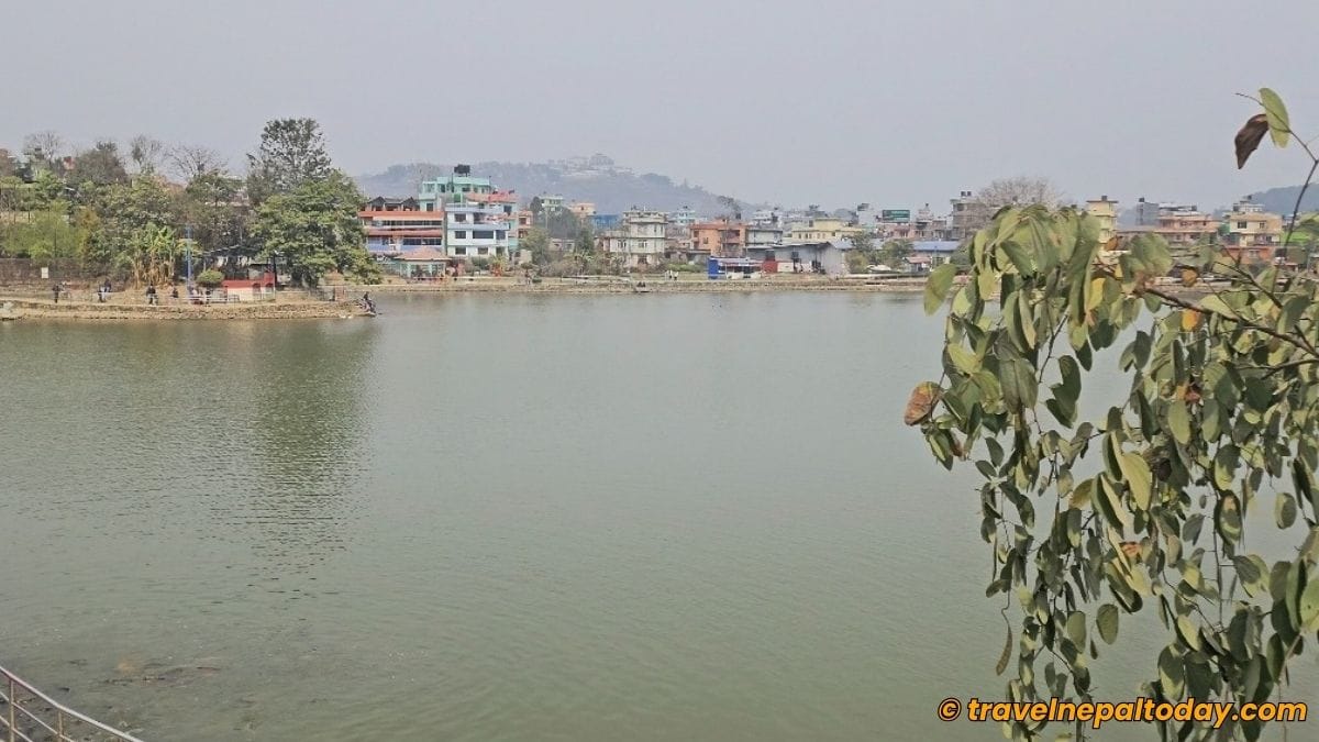 view of taudaha lake