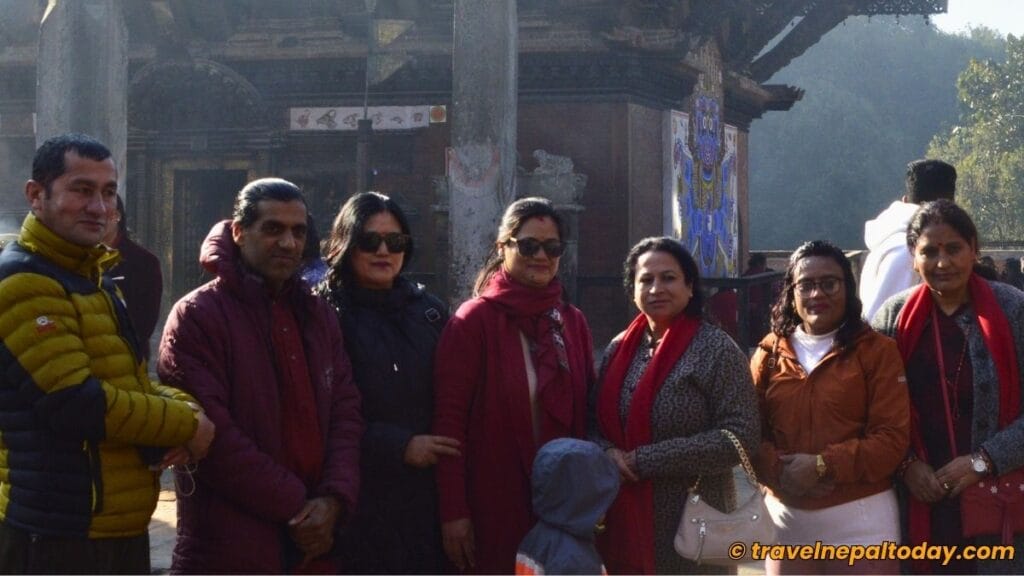 yoga premi pariwar nepal chandeshwori temple visit