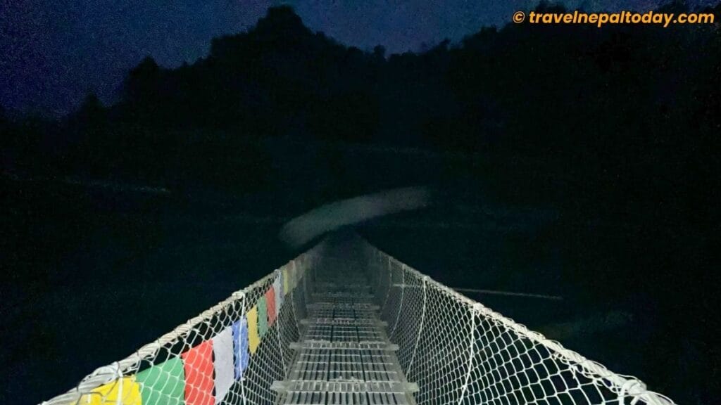 chapeti bridge in evening time