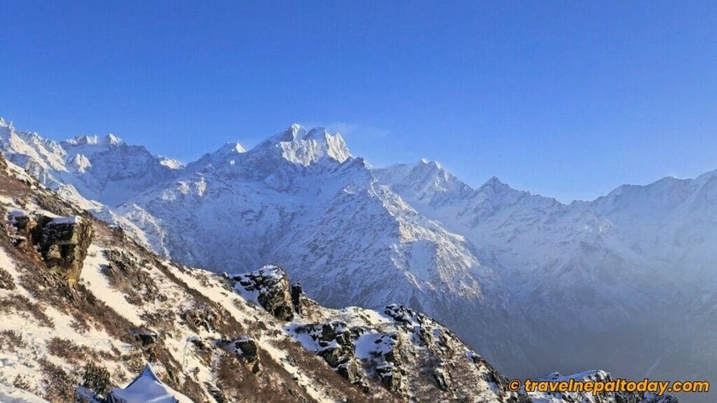 mountains seen from panch pokhari