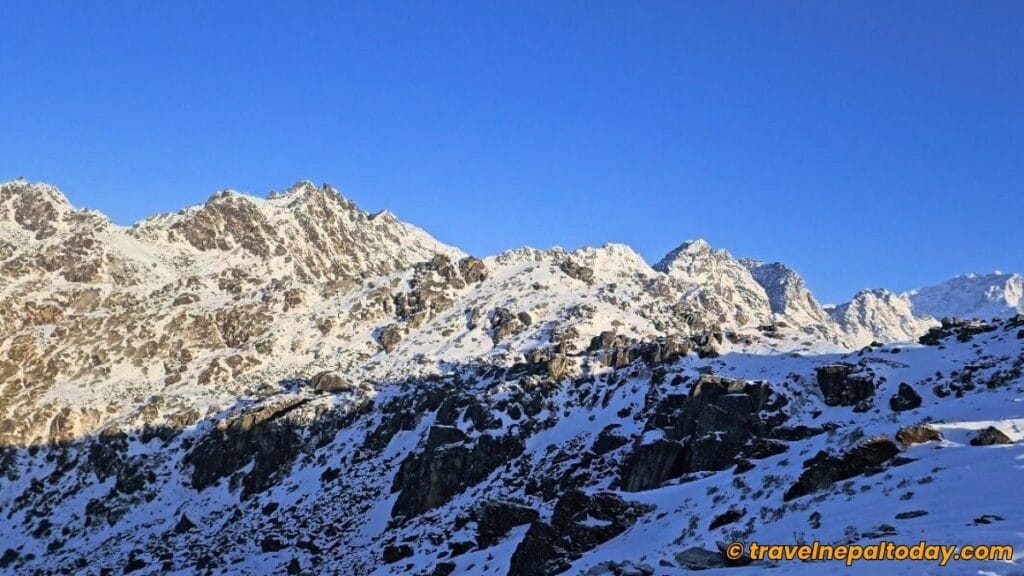 mountains seen from panch pokhari view point