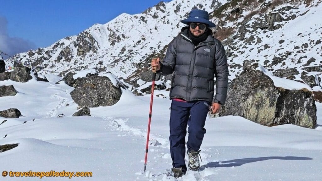 moving towards panch pokhari viewpoint