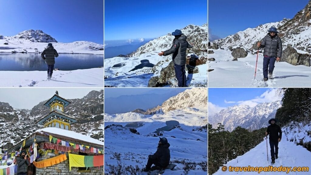 panch pokhari solo winter trek