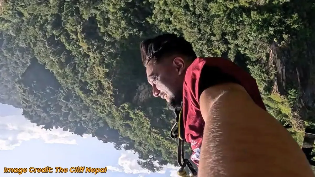 bungee jump in nepal pov