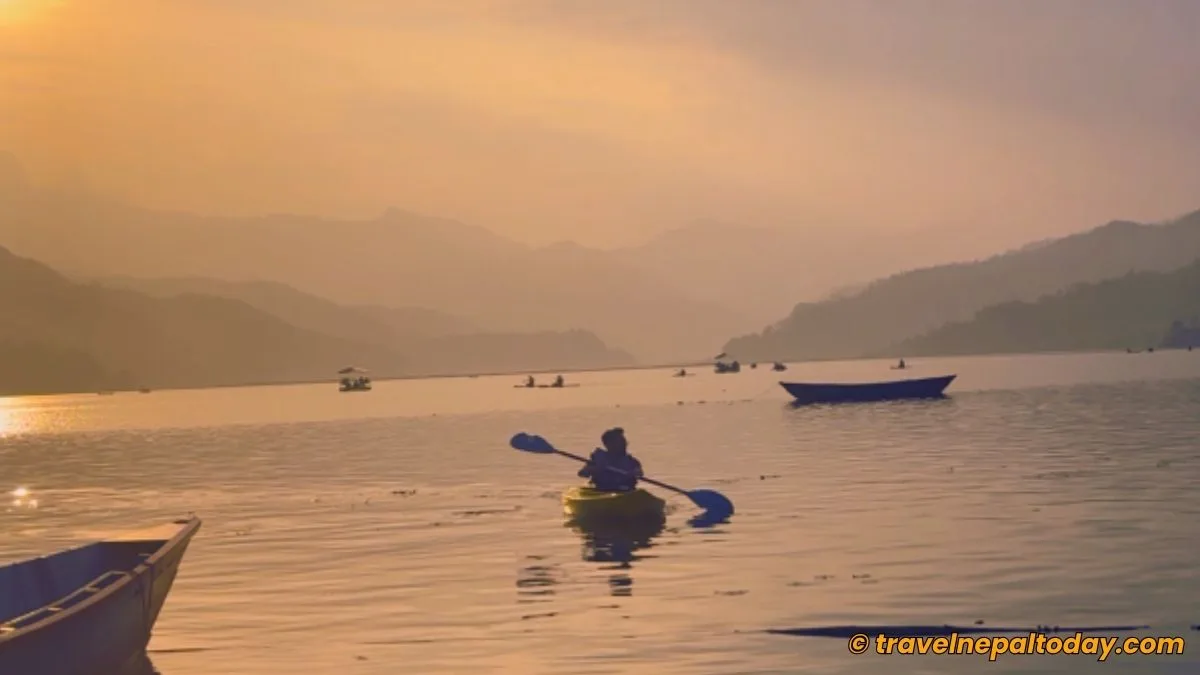 kayaking in pokhara