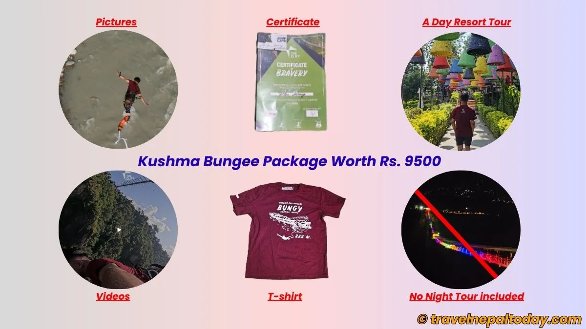 kushma bungy package at 9500