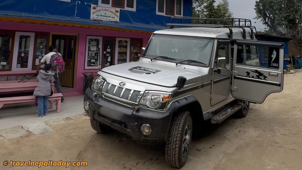 jeep at banthanti