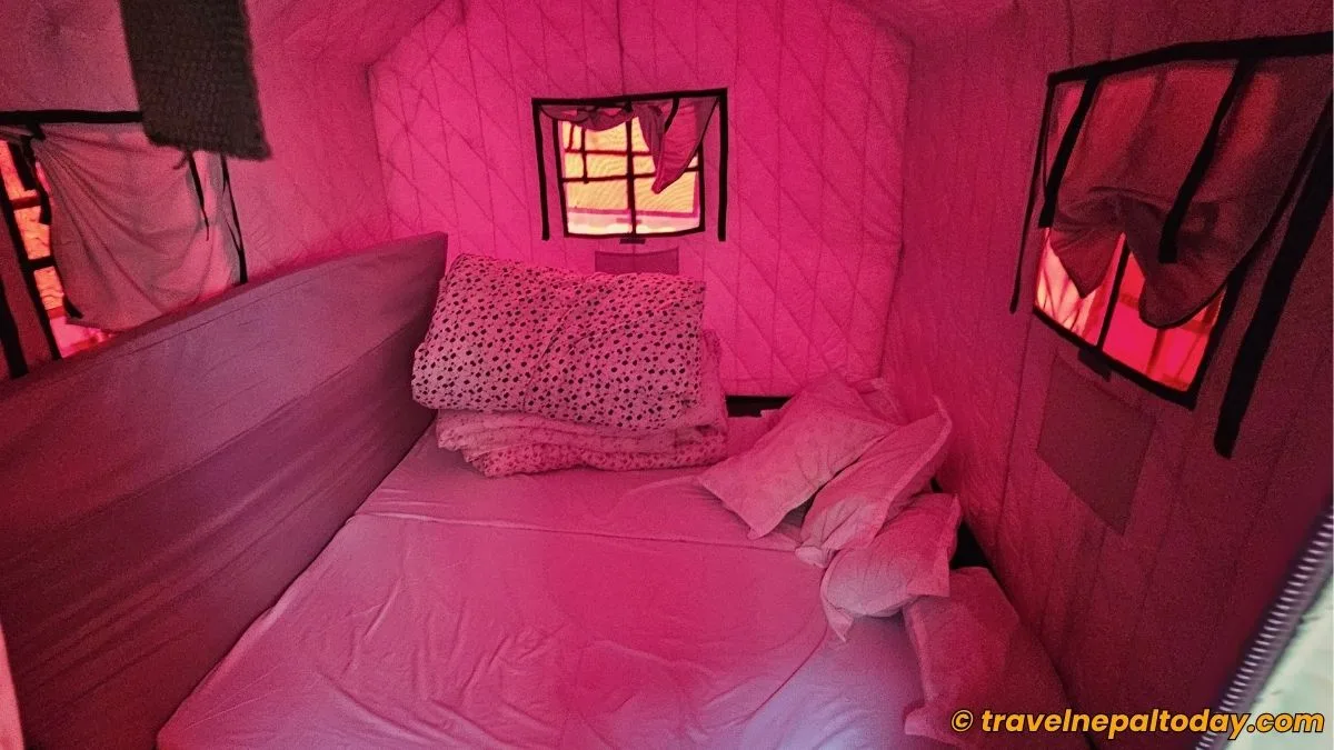 tent in bhusket mela