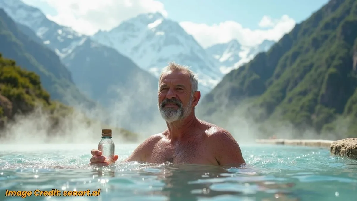 drink water when in hot spring