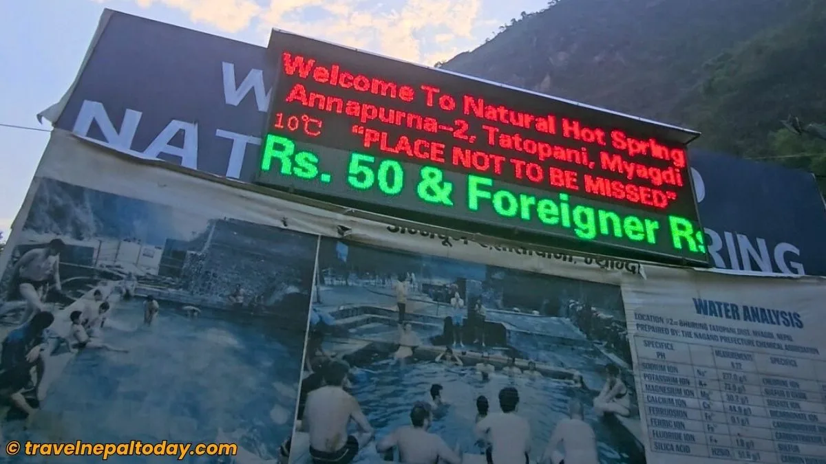 natural hot spring tatopani myagdi
