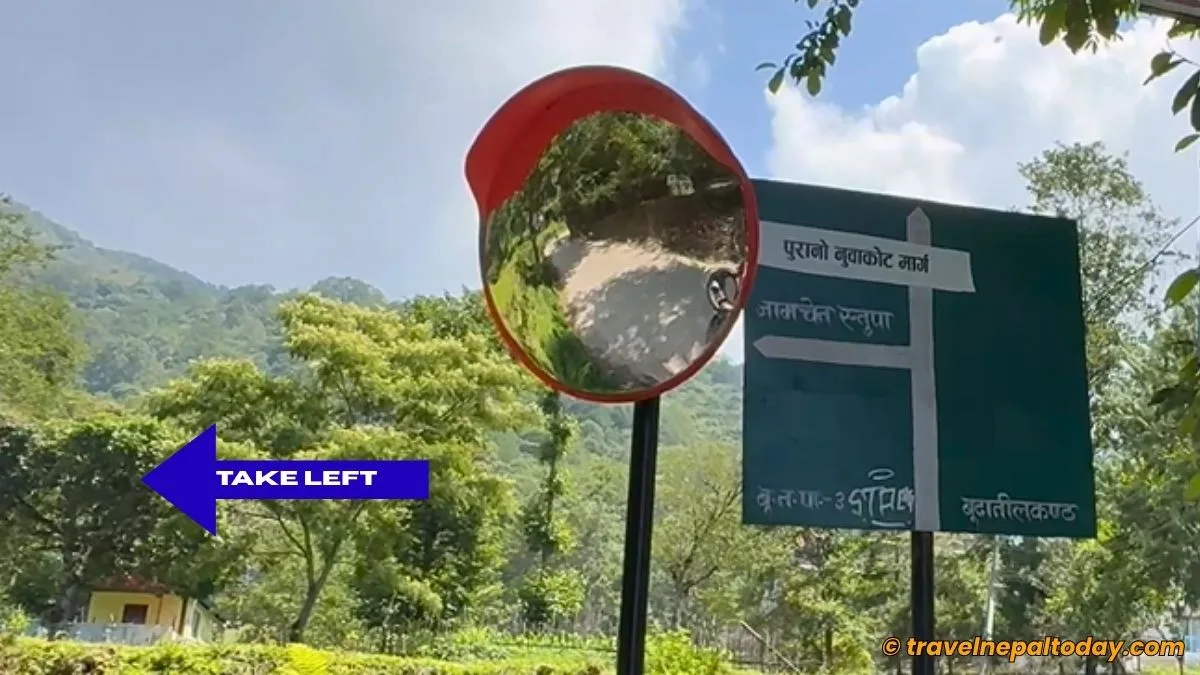 way to jamchen vijaya stupa