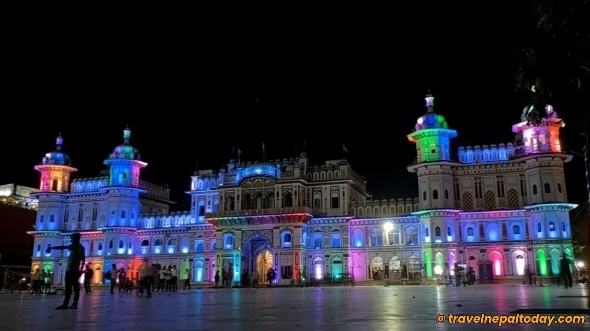 janaki temple night view