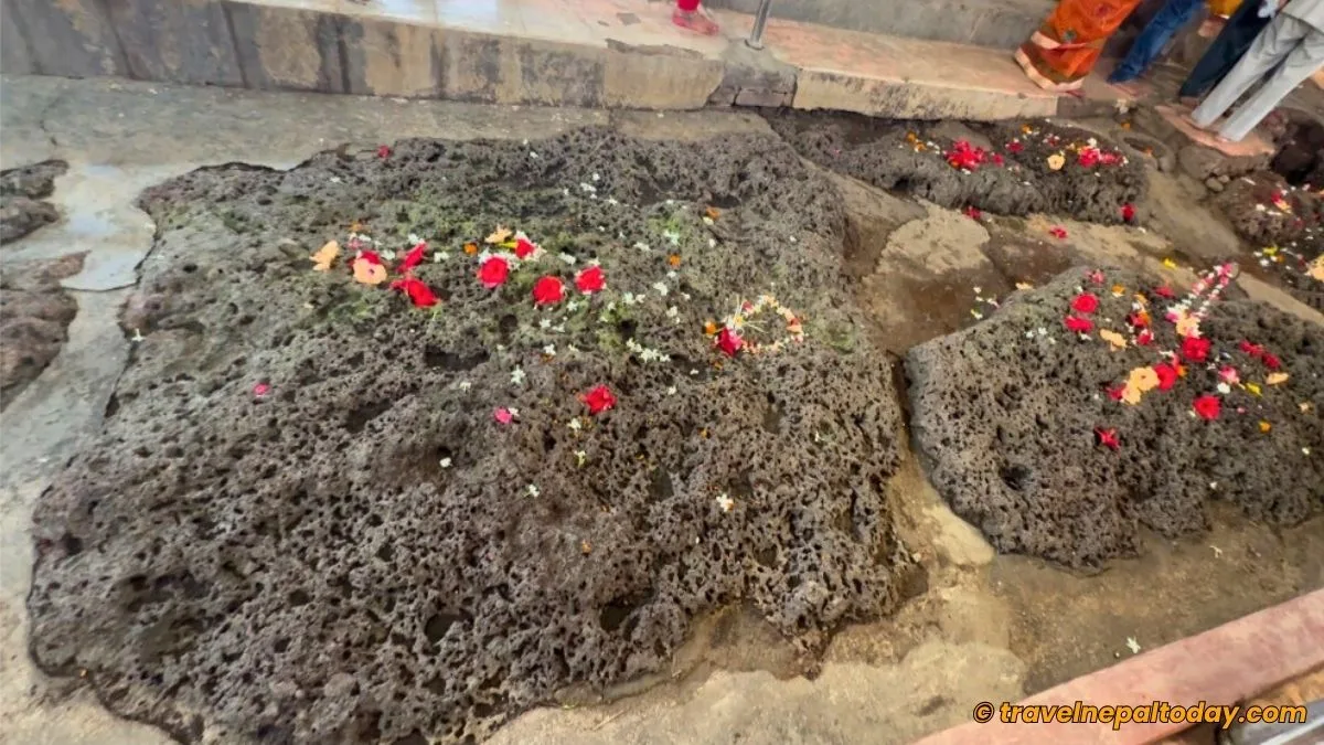 pinaka shiva bow in dhanush mandir