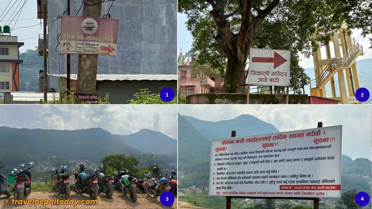 way to sikali temple