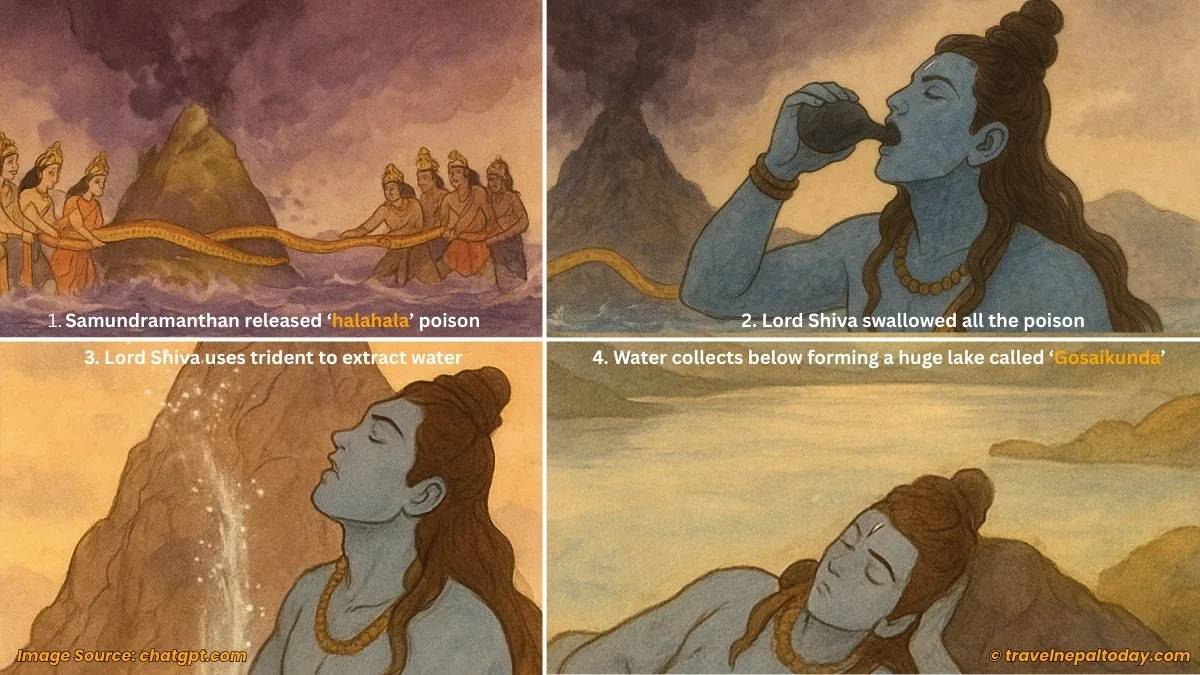 formation of gosaikunda lake