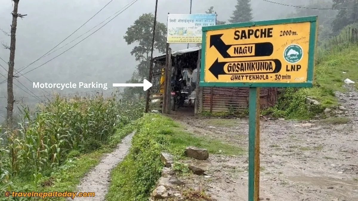 sapche starting point of gosaikunda trek