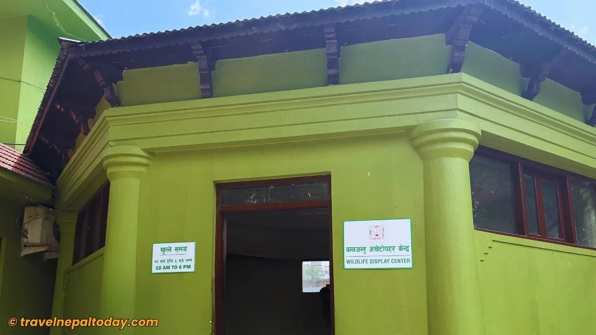 wildlife display center in central zoo nepal