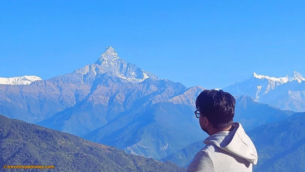 machhapuchre view from dhampus