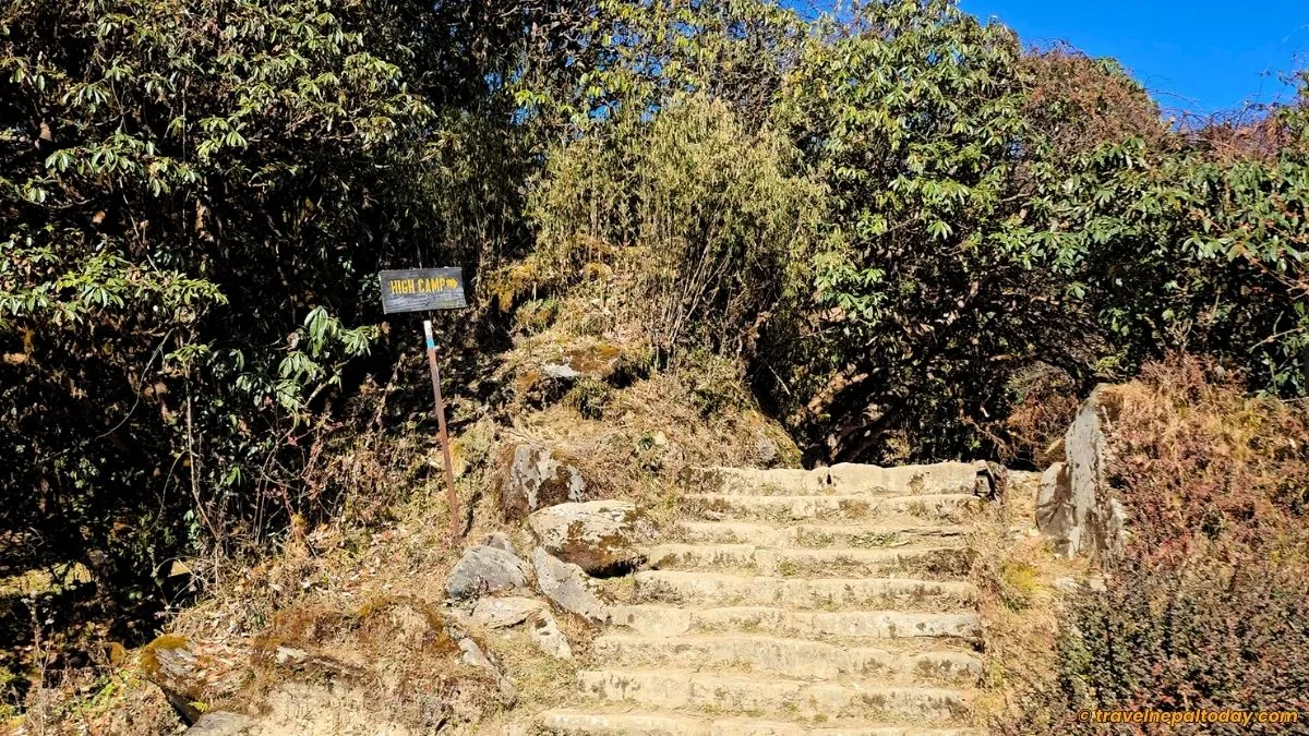 mardi himal trail and terrain