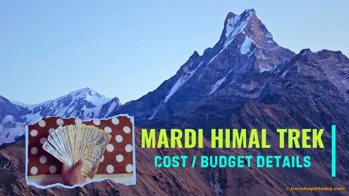 mardi himal trek budget