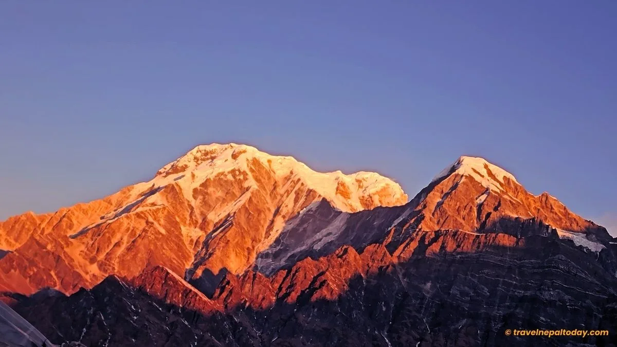 mardi himal viewpoint sunrise