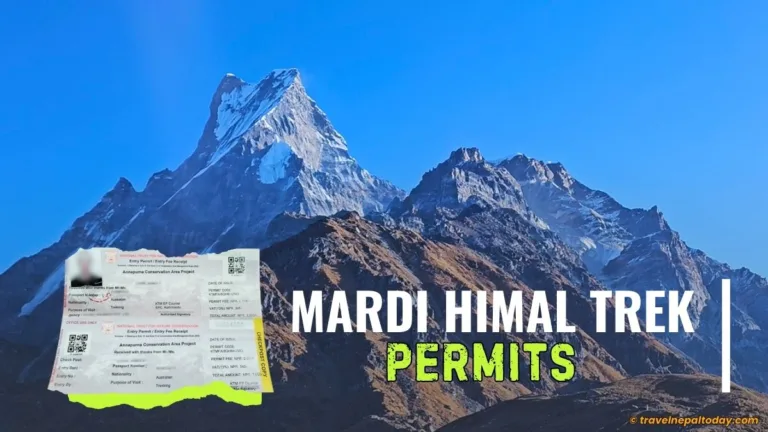 You Only Need One Mardi Himal Trek Permit!