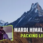 packing list for mardi himal trek