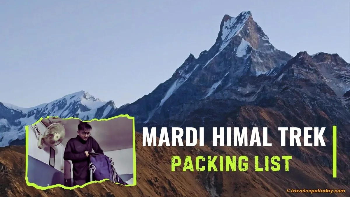 packing list for mardi himal trek