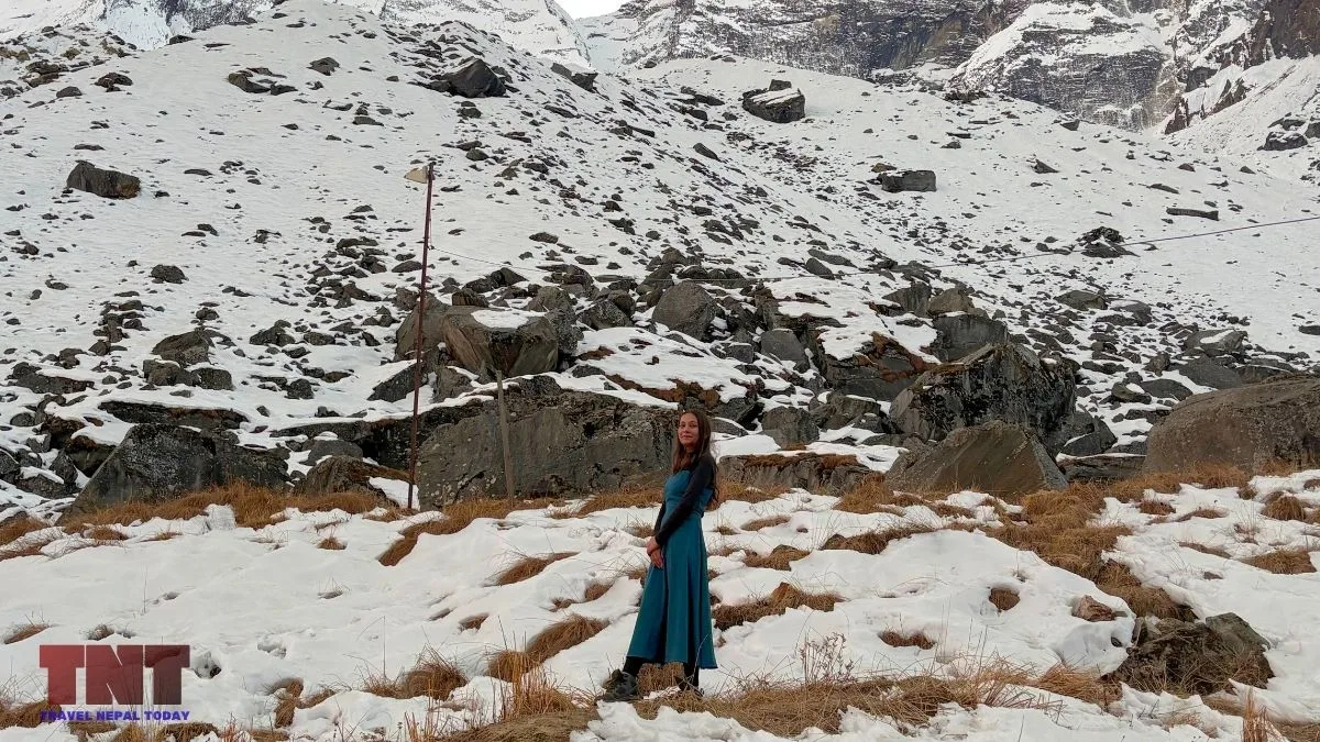 annapurna base camp snow
