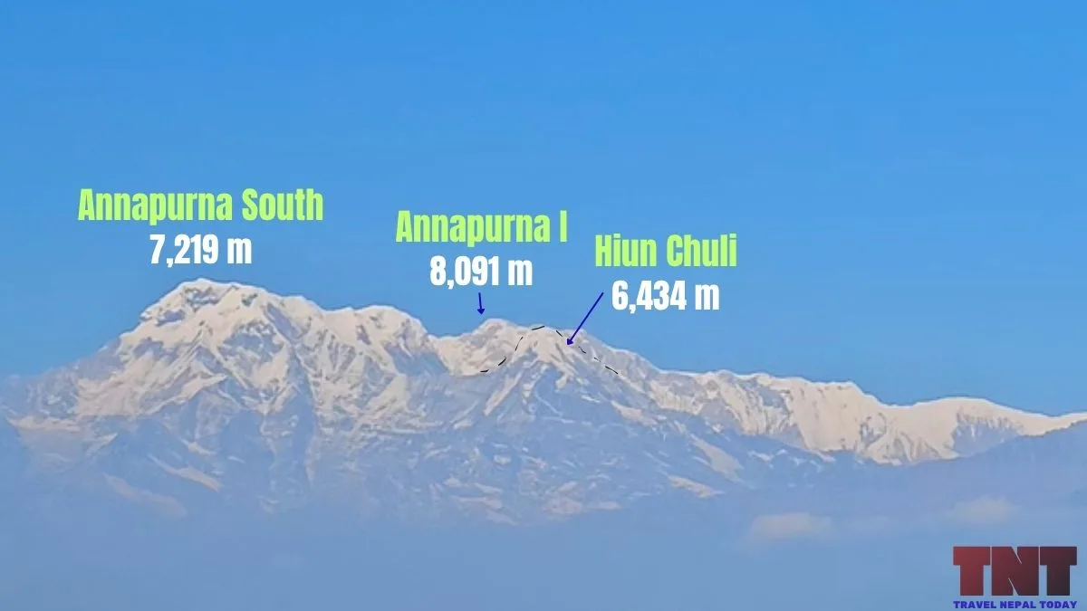 annapurna south seen from pokhara