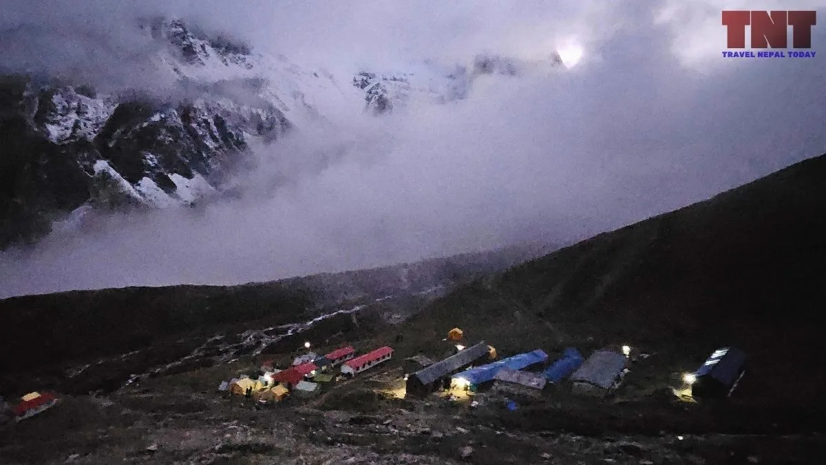 dharmashala evening view before larke pass day