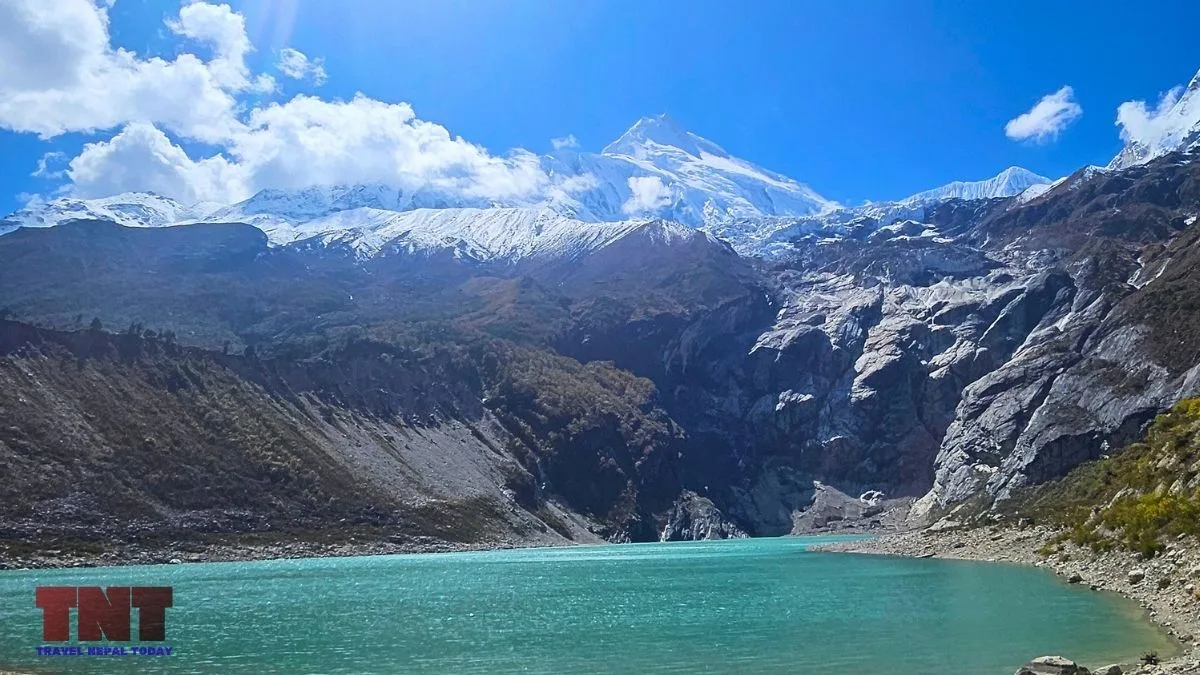 manaslu view from birendra lake